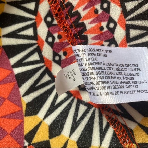 Xhilaration Target Brand Multicolored Fit and Flare Patterned Dress with Pockets - Picture 13 of 13